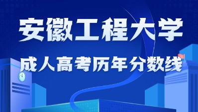 安徽工程大學成人高考歷年分數(shù)線